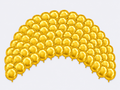 18″ Foil Balloons – Round Gold, Pack of 100