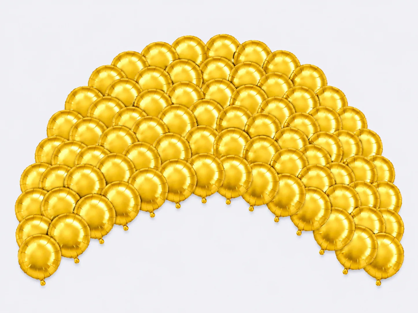 100 Units Gold Foil Balloon 18"