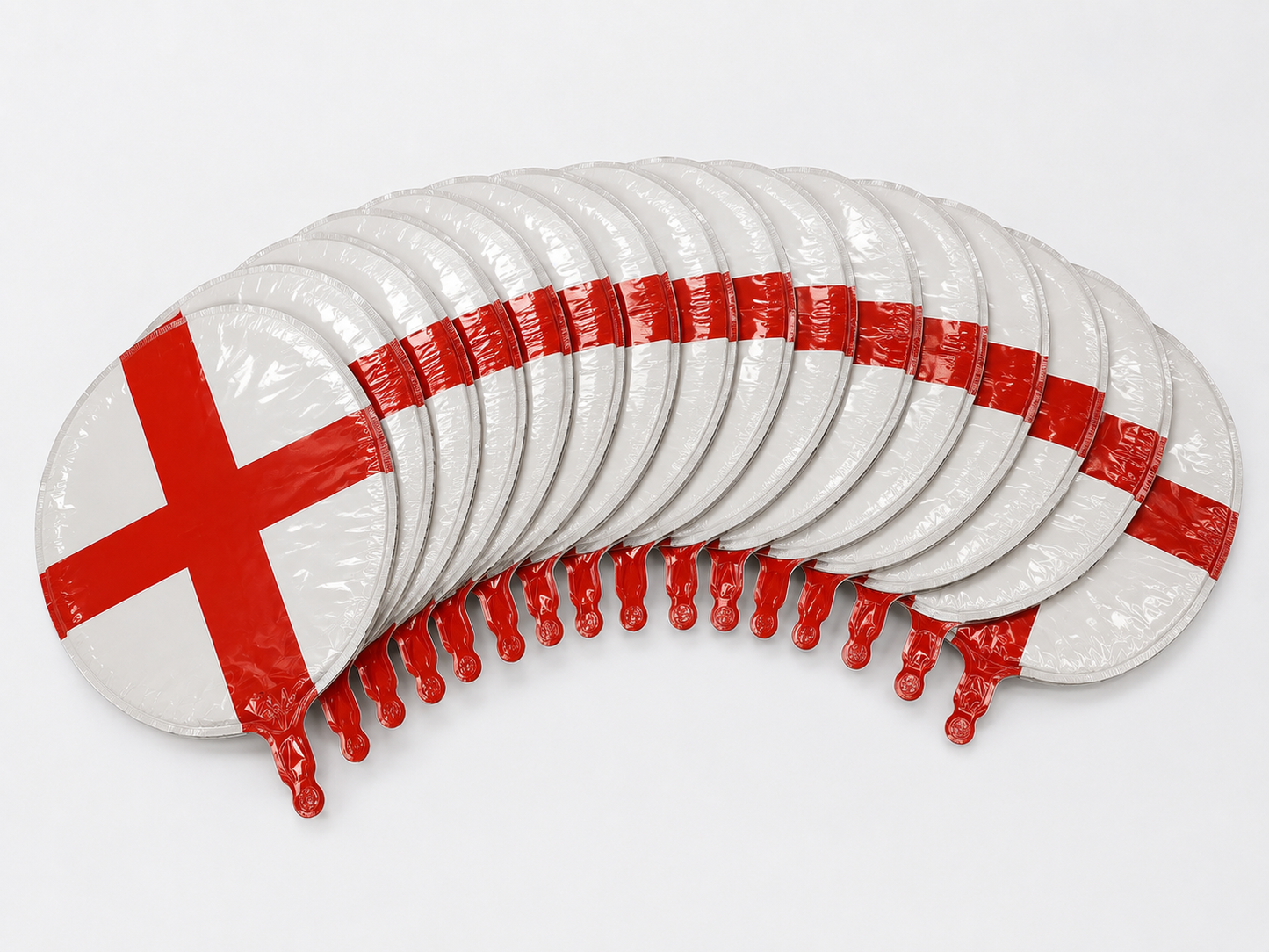 18″ Foil Balloon – St George’s Cross (England Flag), Pack of 20