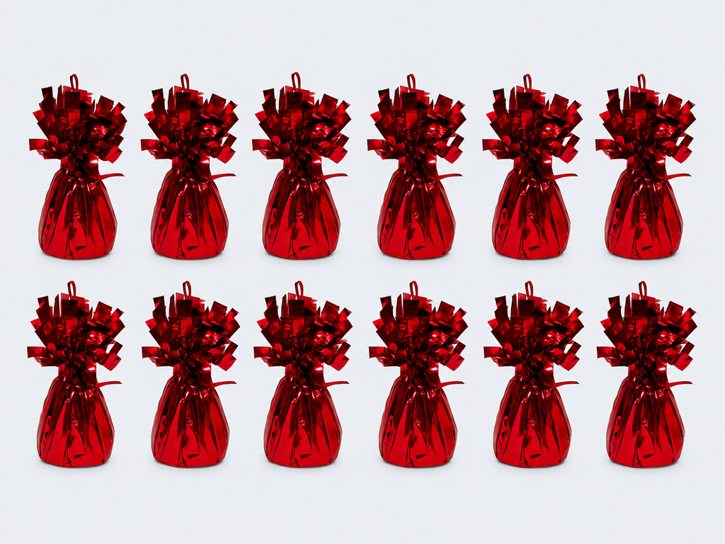 Foil Balloon Weight – Red, 140 g (Each)