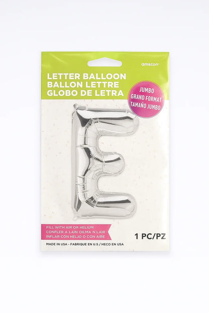 Foil Ballon letter E Centered
