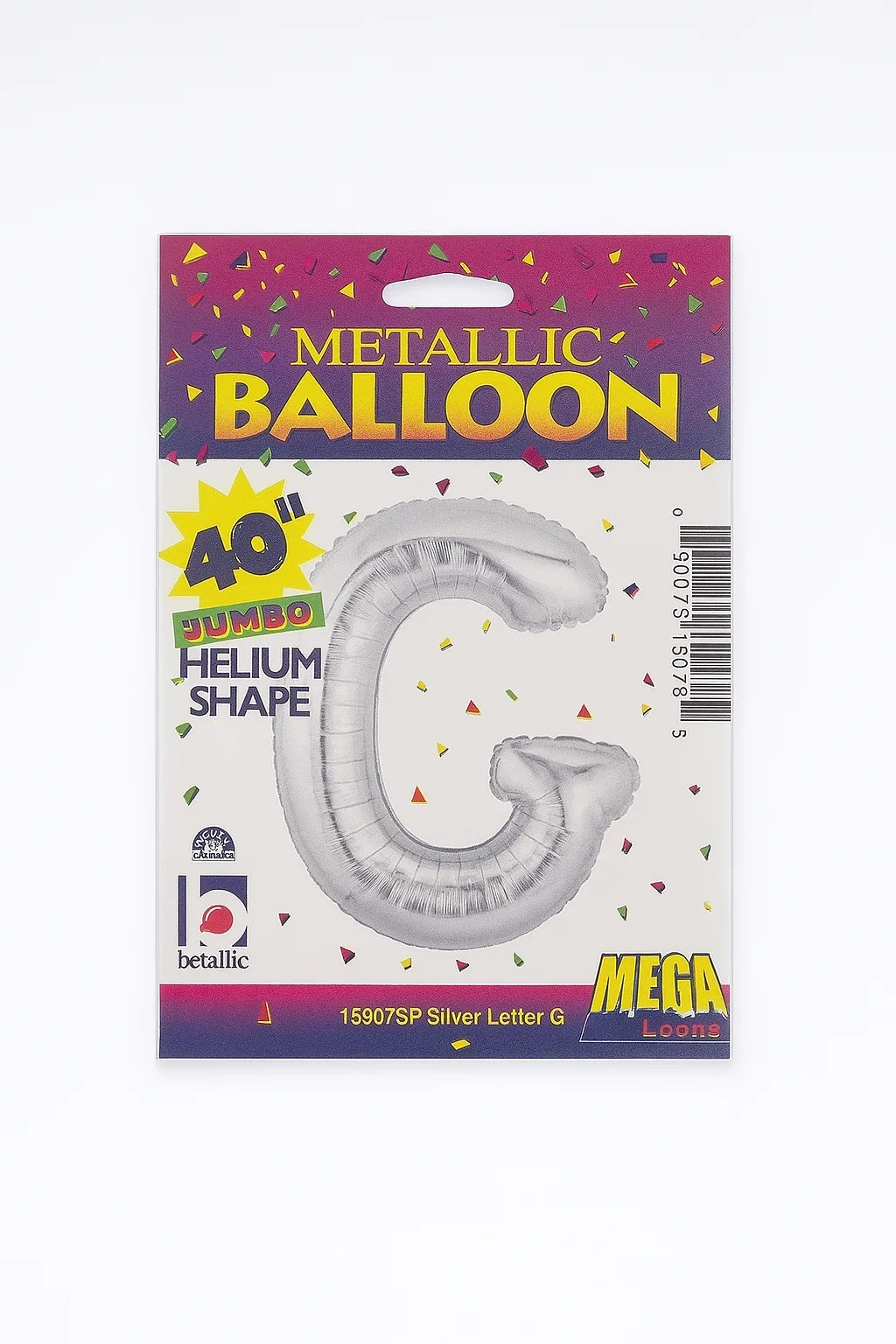 Foil Ballon Letter G Centered