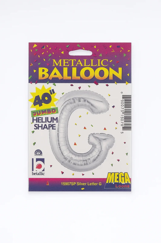 Foil Ballon Letter G Centered