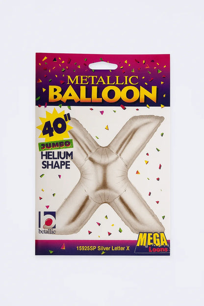 FoilBallonLetterXCentered