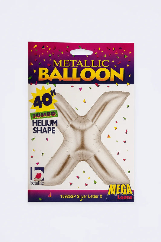 FoilBallonLetterXCentered