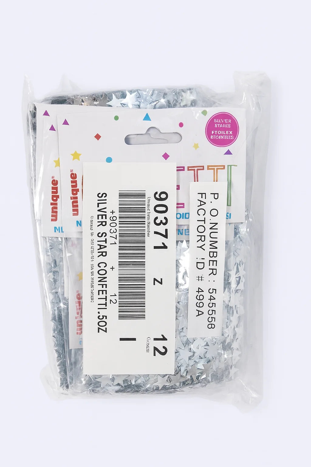 SilverStarsConfettiBulk