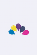Plastic Balloon Weights – Assorted Colours, Pack of 100 (bundle 1)